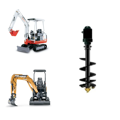 Excavator Auger Attachment A Cut Above Hire Solutions