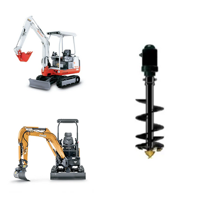 Excavator | Auger Attachment